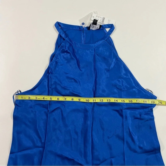 J Crew Collection Amber Tank Top Luster Crepe Royal Tanzanite - Picture 7 of 9